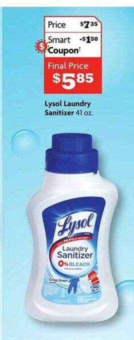 Family Dollar Lysol laundry sanitizer offer