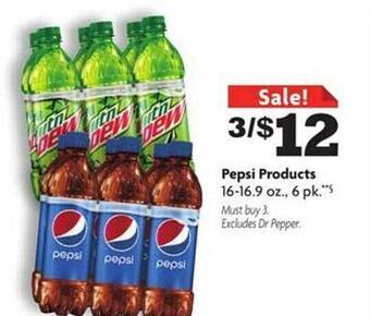 Family Dollar Pepsi products offer