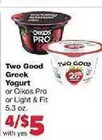 Family Fare Two good greek yogurt offer