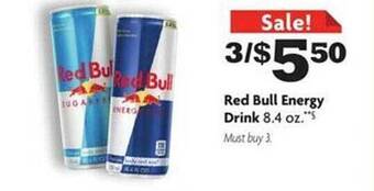 Family Dollar Red bull energy drink offer