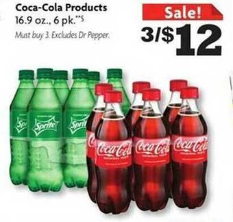 Family Dollar Coca-cola products offer