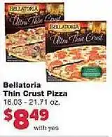 Family Fare Bellatoria thin crust pizza offer