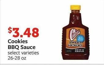 Fareway Cookies bbq sauce offer