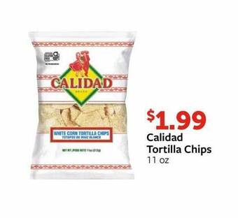 Fareway Calidad tortilla chips offer