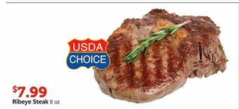 Fareway Ribeye steak offer