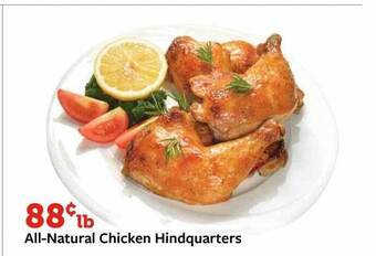 Fareway All-natural chicken hindquarters offer
