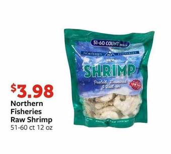 Fareway Northern fisheries raw shrimp offer