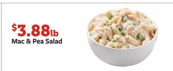 Fareway Mac & pea salad offer