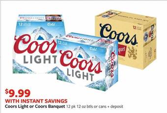 Fareway Coors light or coors banquet offer