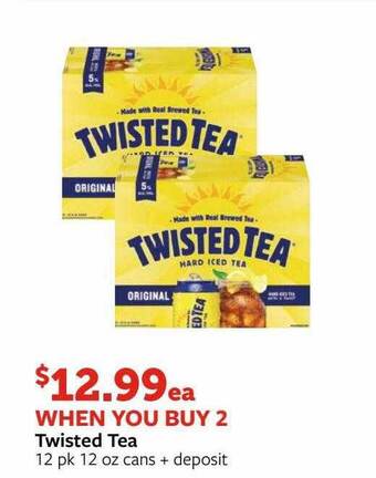 Fareway Twisted tea offer