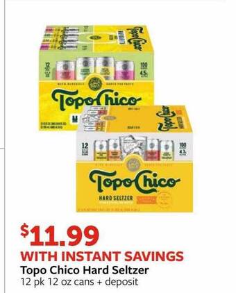 Fareway Topo chico hard seltzer offer