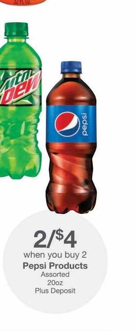 Kinney Drugs Pepsi products offer