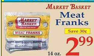 Market Basket Market basket meat franks offer