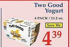 Market Basket Two good yogurt offer