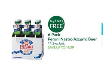 Publix 6-pack peroni nastro azzurro beer offer