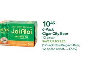 Publix 6-pack cigar city beer offer