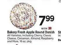 Tops Bakery fresh apple round danish offer