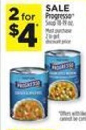 Dollar General Progresso Soup offer
