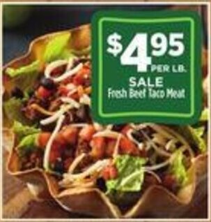 Dollar General Fresh Beef Taco Meat offer
