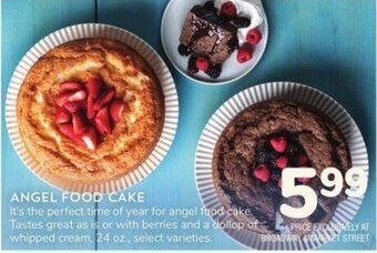Albertsons Angel Food Cake offer