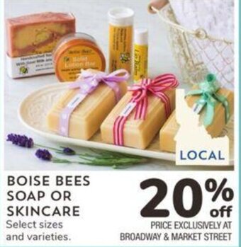 Albertsons Boise Bees Soap or Skincare offer