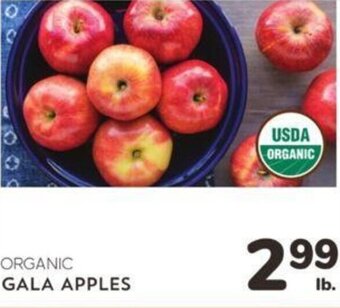 Albertsons Organic Gala Apples offer