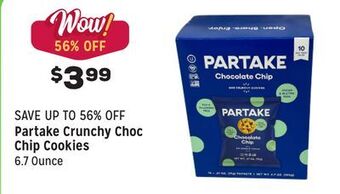Grocery Outlet Crunchy choc chip cookies offer
