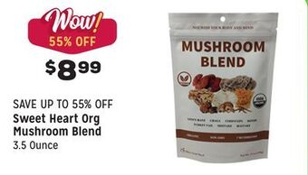 Grocery Outlet Heart org mushroom blend offer