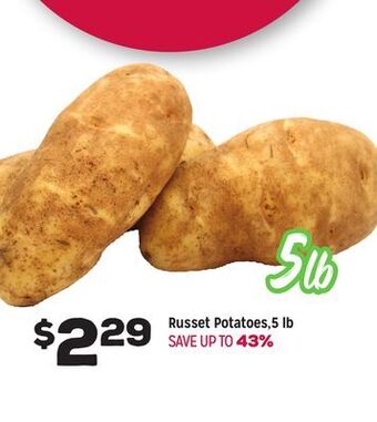 Grocery Outlet Russet potatoes, 5 lb offer
