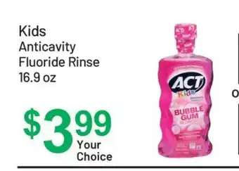 Act kids anticavity fluoride rinse