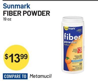 Health Mart Sunmark fiber powder offer