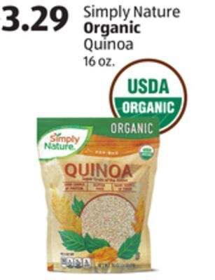 Aldi Simply nature organic quinoa offer