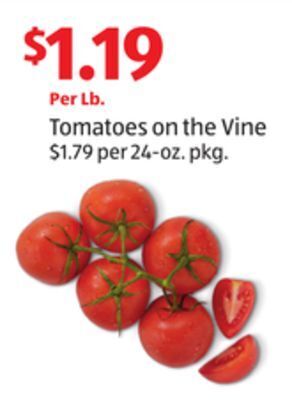 Aldi Tomatoes on the vine offer