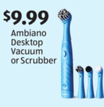 Aldi Ambiano desktop vacuum or scrubber offer