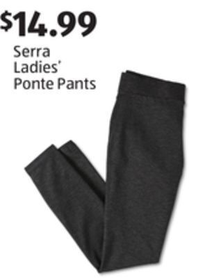 Aldi Serra ladies' ponte pants offer