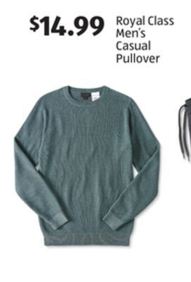 Aldi Royal class men's casual pullover offer