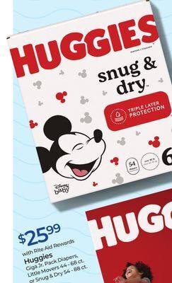 Rite Aid Huggies offer