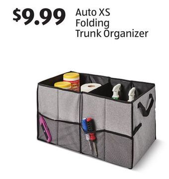 Aldi Auto xs folding trunk organizer offer