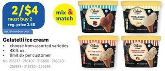 Lidl Gelatelli ice cream offer