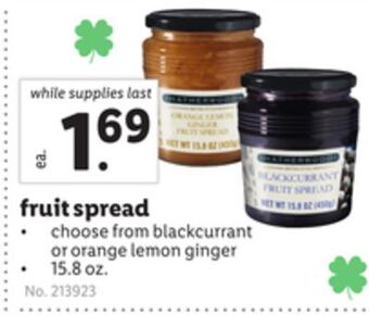 Lidl Fruit spread offer