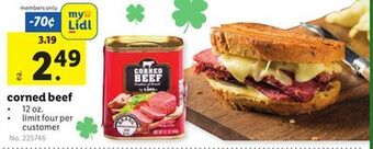 Lidl Corned beef offer