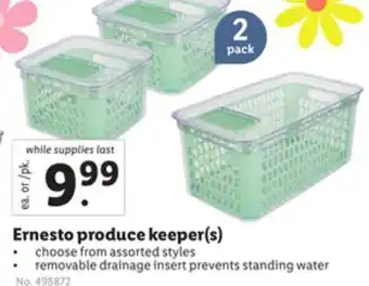 Lidl Ernesto produce keeper (s) offer