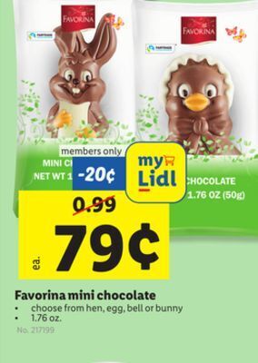 Lidl Favorina mini chocolate offer