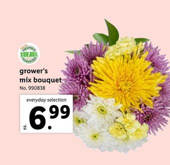 Lidl Grower's mix bouquet offer