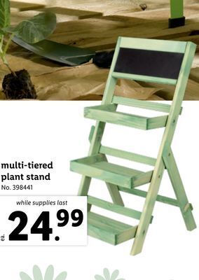 Lidl Multi-tiered plant stand offer