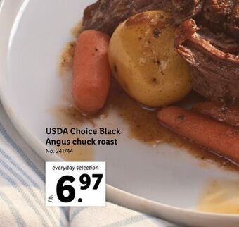 Lidl Usda choice black angus chuck roast offer