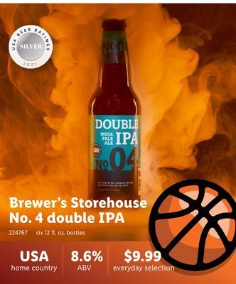 Lidl Brewer's storehouse no. 4 double ipa offer
