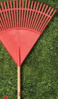 Ace Hardware Ace® 22" steel tine rake or 24" poly leaf rake offer