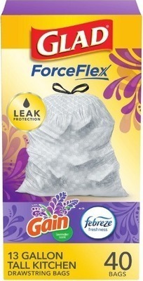 Kroger Glad trash bags offer