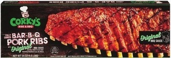 Kroger Corky's bar-b-q pork ribs offer